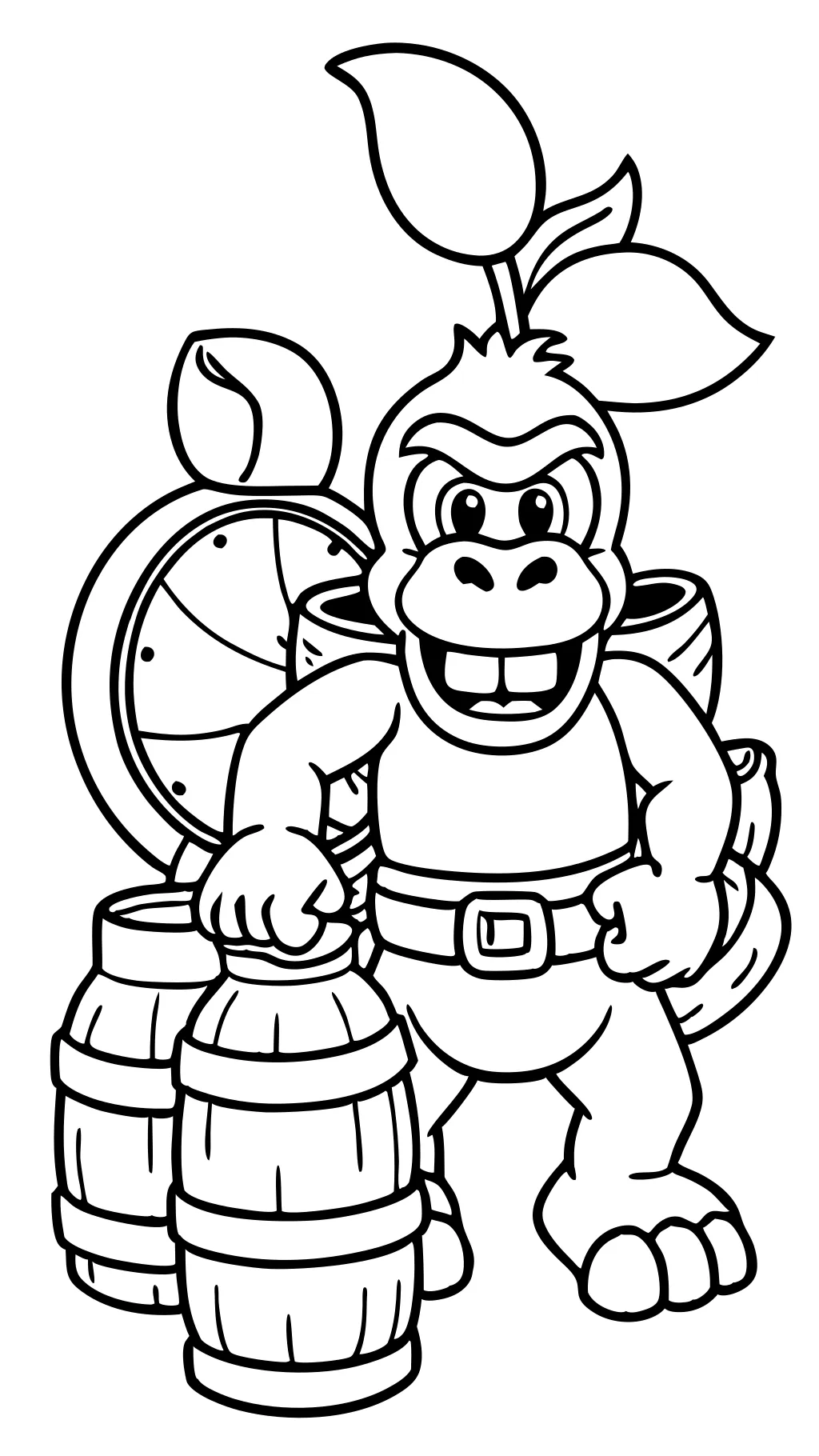 pages à colorier Donkey Kong